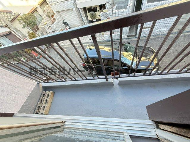 田口1丁目テラスハウスのバルコニー