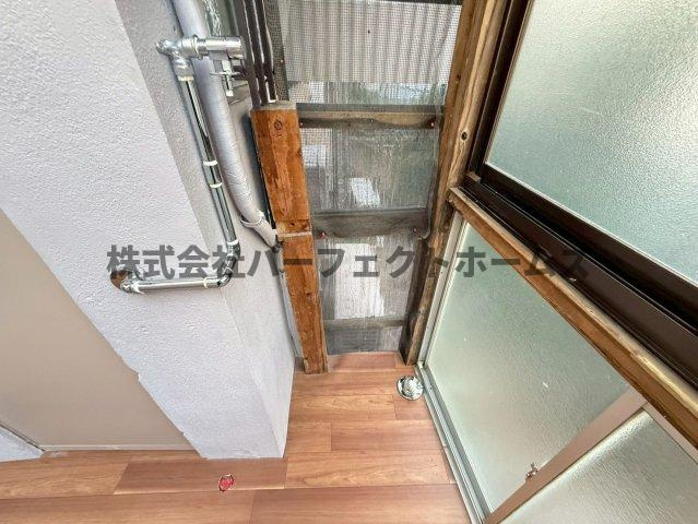 田口1丁目テラスハウスの設備|洗濯機置場です