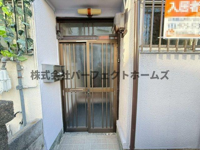 田口1丁目テラスハウスの玄関|毎日通る玄関はこちらです