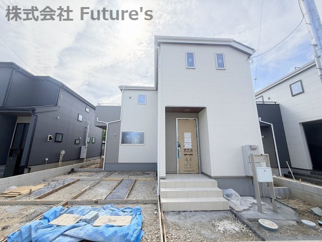 三郷市彦糸1丁目　新築戸建　全6棟　5号棟の外観|現地の写真になります。