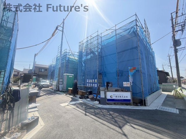 三郷市彦糸1丁目　新築戸建　全6棟　5号棟の外観|現地の写真になります。