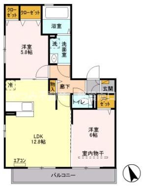 【間取り】 | プランドールガーデン（D-ROOM）