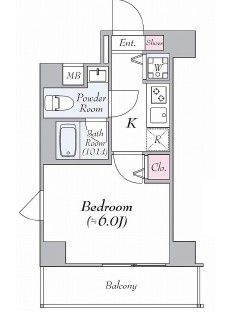 Valore　nogataの間取り|間取りです。