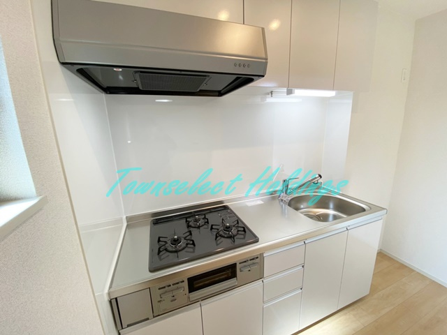 平塚市高浜台のアパートのキッチン