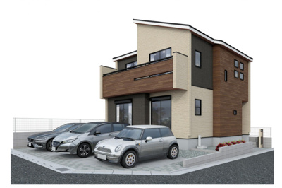 【外観パース】 | 入間市久保稲荷4丁目