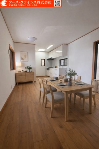 【居間・リビング】 | 流山市三輪野山1丁目 | 家族が自然と集まるリビング空間。窓から差し込む自然光が室内を明るく照らし、団らんの時間を心地よく演出します。家具配置もしやすく、暮らしに合わせたレイアウトが可能です。