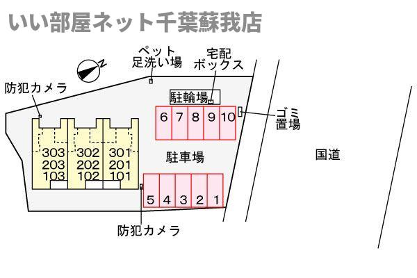 カエラ・シェリの区画図