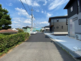 【前面道路含む現地写真】 | 草津市上笠３丁目　分譲3区画2号棟