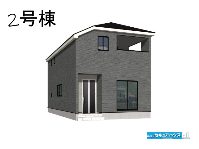 【同施工物件】知多市巽ヶ丘4丁目　全２棟の区画図|全体区画数｜全2棟
◆駐車2台可能！(但し、車種による)
◎まずは、お気軽にお問い合わせください。現地を案内しながら周辺環境も見て頂けます。