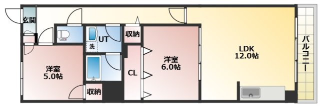 【間取り】 | 【CP対象】丸一ビル　コーポエイト | 間取りです