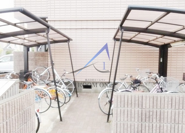 ラピス烏山のその他共用部分|駐輪場です。