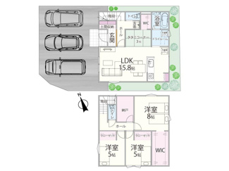 【間取り】 | 浜坂4号☆新築