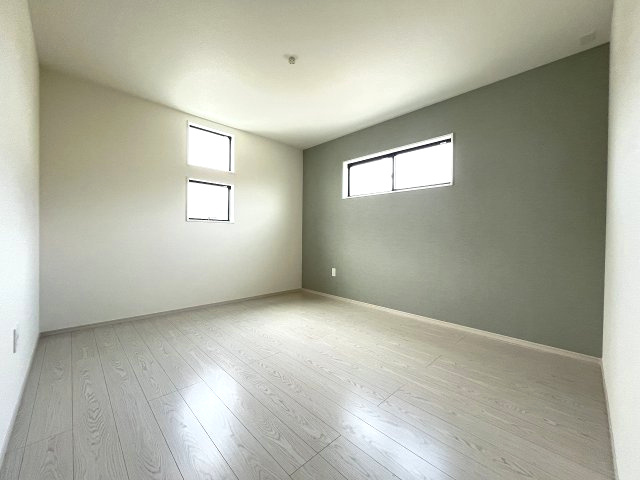 【寝室】 | 大野城市若草2丁目2期・平屋　1号棟（全1棟）【仲介手数料無料・0円】 | 施工例。施工例は完成時と異なる場合があります。