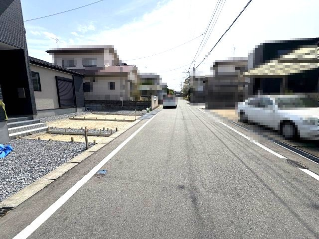 【その他】 | 大野城市若草2丁目2期・平屋　1号棟（全1棟）【仲介手数料無料・0円】 | 現地写真。前面道路です。