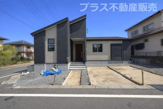 【外観】 | 大野城市若草2丁目2期・平屋　1号棟（全1棟）【仲介手数料無料・0円】 | 建築中の物件は、お近くのモデルハウスも一緒にご覧頂けます。