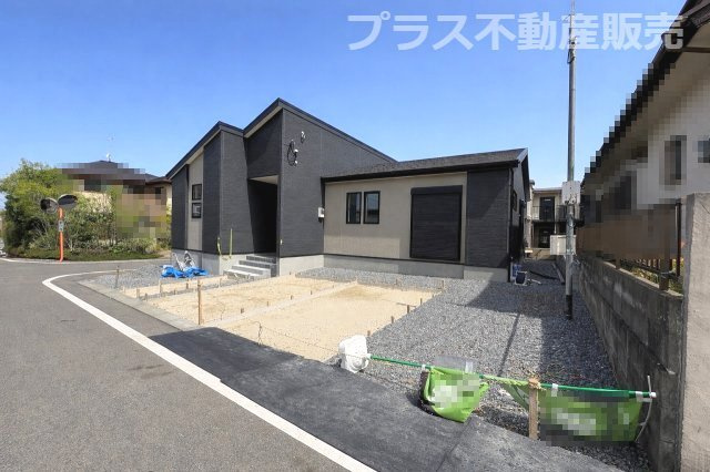 【外観】 | 大野城市若草2丁目2期・平屋　1号棟（全1棟）【仲介手数料無料・0円】 | 現地写真。プラス不動産販売なら、現場の全ての棟をまとめてご見学頂けます。