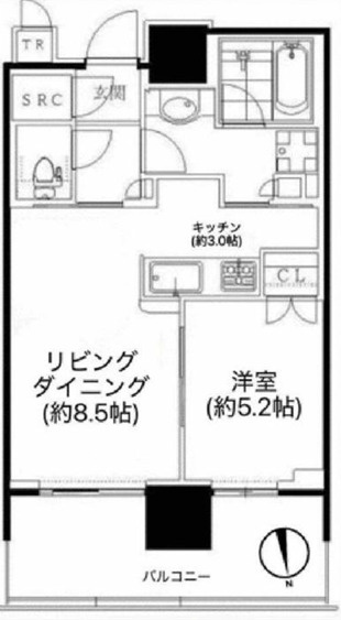 パークコート浜離宮ザタワーの間取り