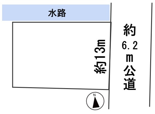 ６６５４２　安八郡安八町西結土地の区画図