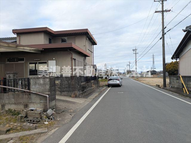 ６６５４２　安八郡安八町西結土地の前面道路含む現地写真