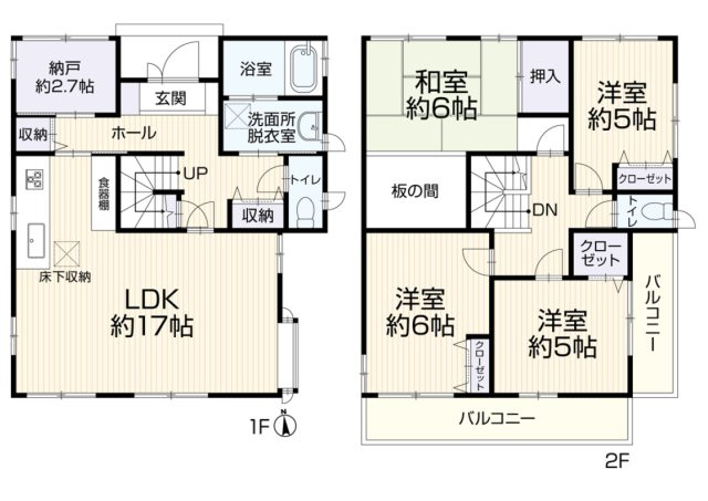 【間取り】 | 戸建て