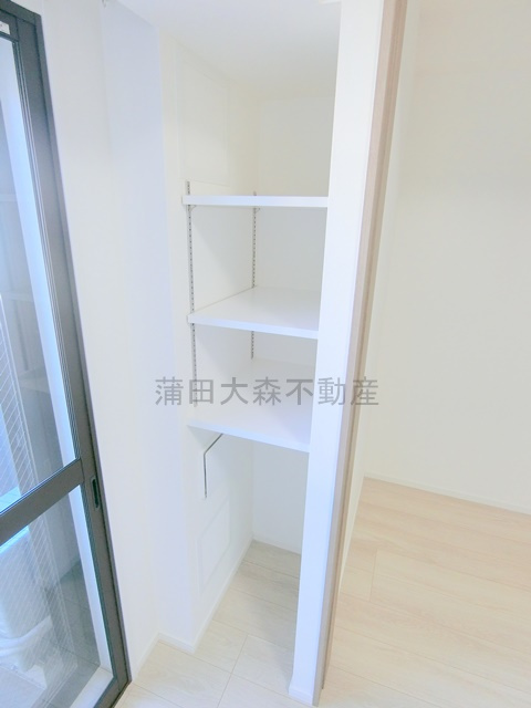 GRAN PASEO蒲田Ⅲの収納|DKの棚収納