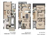 新宿区矢来町　新築戸建て　B号棟の画像