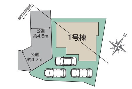 【区画図】 | 高崎市下小塙町　新築住宅