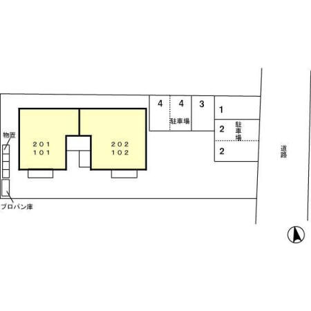 YU-HOME勝見の区画図