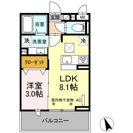 CASTILLO（カスティーヨ）の間取り