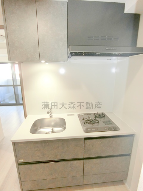 GRAN PASEO蒲田Ⅲのキッチン|２口ガスカウンターキッチン