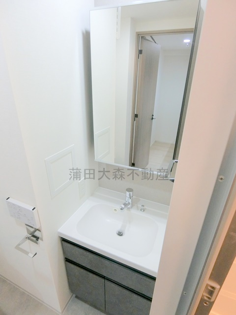 GRAN PASEO蒲田Ⅲの洗面所|独立洗面台　洗濯機置き場　洗面脱衣所