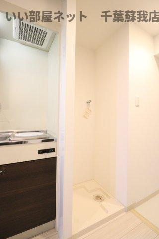 ＧＲＡＳＳ　ＳＱＵＡＲＥ六番館の洗面所|洗濯機置場