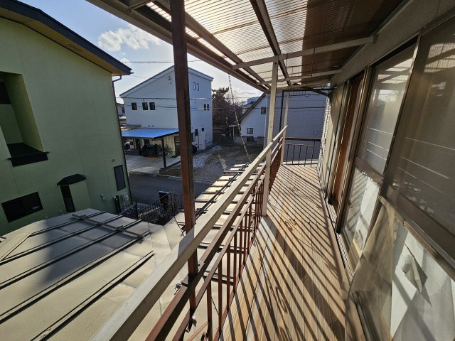北堀中古住宅のバルコニー