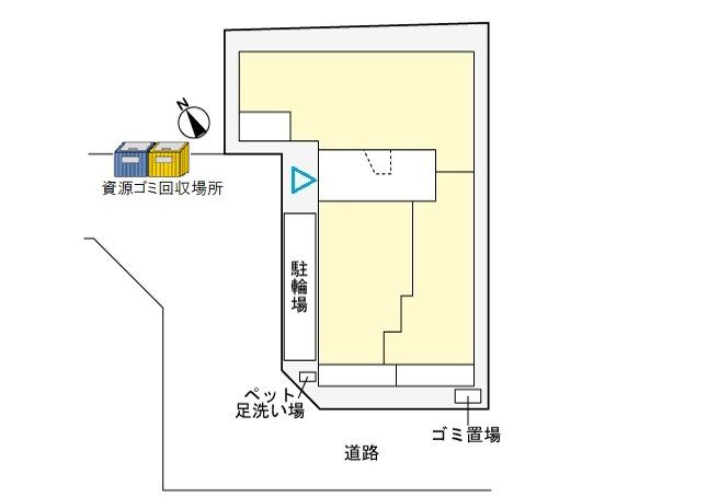 ベルレガーロの区画図
