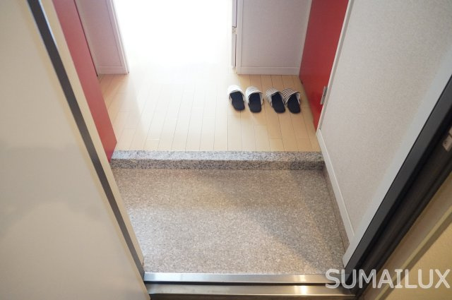 熊本市中央区本荘３丁目の賃貸マンションの玄関