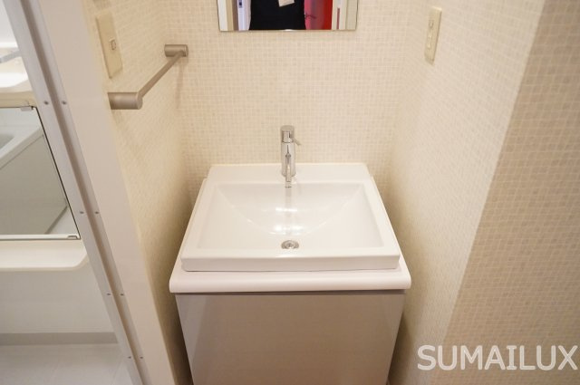 熊本市中央区本荘３丁目の賃貸マンションの独立洗面台