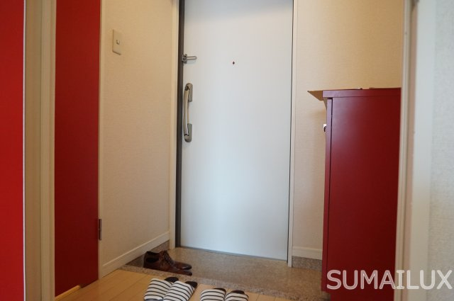 熊本市中央区本荘３丁目の賃貸マンションの玄関