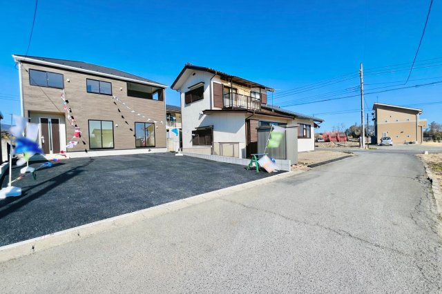 前橋市大前田町の前面道路含む現地写真|車の通りも少なく駐車も楽々♪