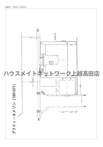 プラティーヌメゾンの区画図|配置図
