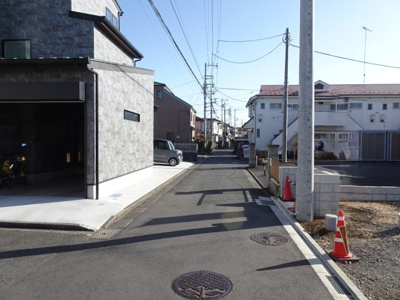 【前面道路含む現地写真】 | 2025.7.7 新築　一戸建て　JR横浜線　京王相模線　橋本駅　二本松Ⅶ　全6棟