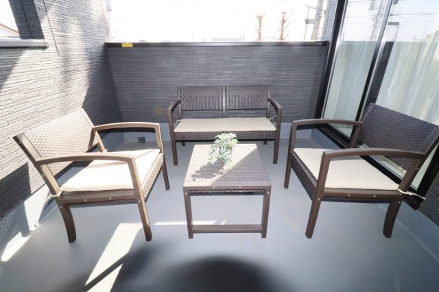 郡山市片平町字釜場　　　　　　小山田小学校、郡山第６中学区のバルコニー