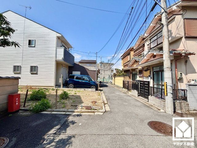 伏見区深草大亀谷西久宝寺町の前面道路含む現地写真