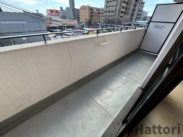 パルティール南ヶ丘のバルコニー