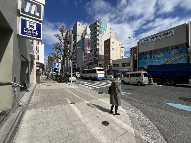 大阪市北区浪花町の店舗事務所の周辺