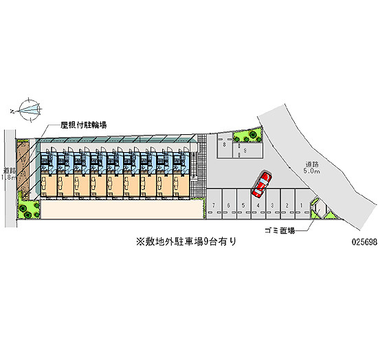 【駐車場】 | レオパレスサンフラワー | 画像4