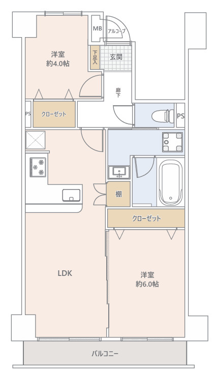 ストークマンション川越の間取り