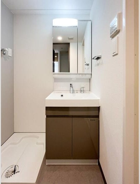 S-RESIDENCE堺浜寺broadの独立洗面台