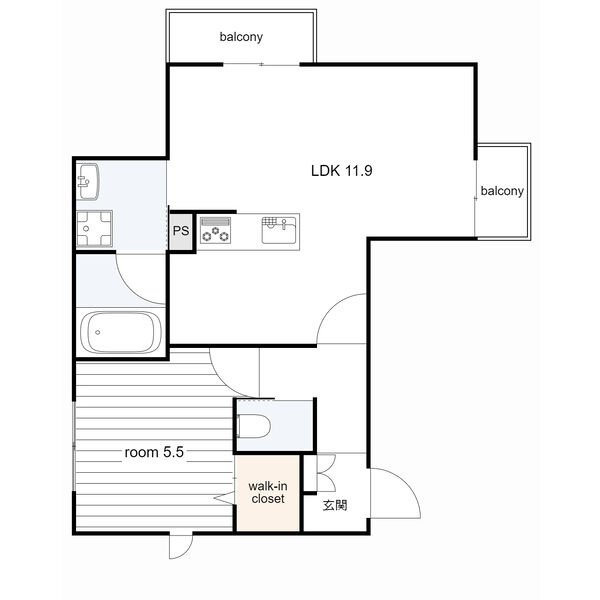 Hebel Maison ITMの間取り