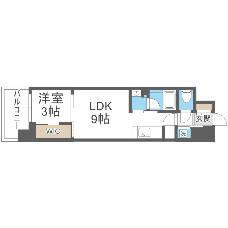 リビオメゾン新大阪の間取り