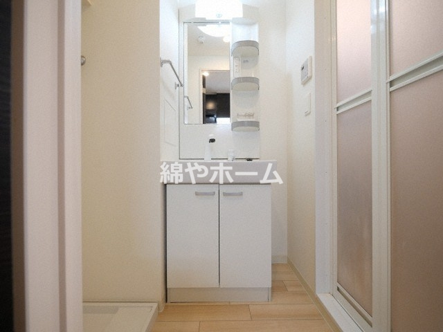 エグゼ難波西IIの洗面所|使いやすい洗面所です